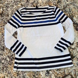 J. Crew Scoop Neck Striped Top